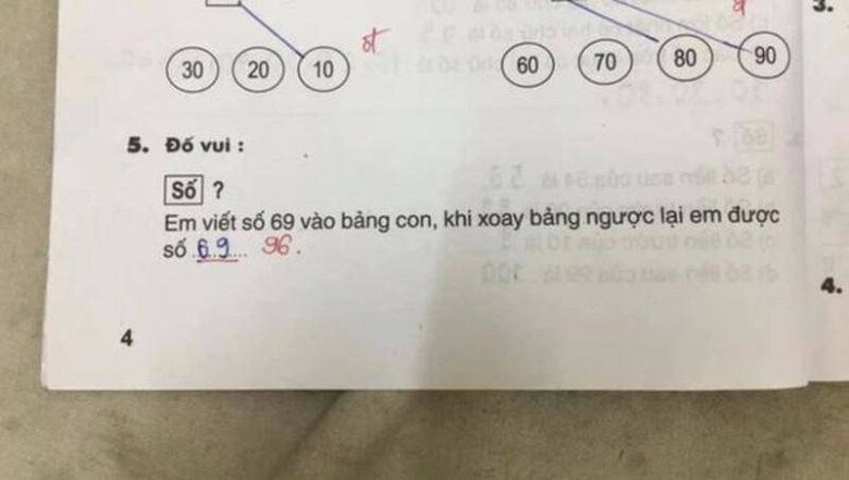Chỉ là bài toán đố vui tiểu học nhưng gây tranh cãi dữ dội: Xoay ngược số 69 thì được số nào?- Ảnh 1.