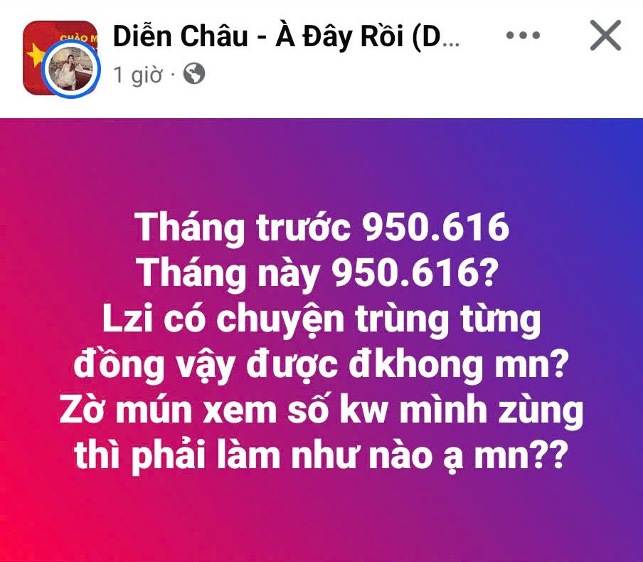 Người dân Nghệ An, Hà Tĩnh 'kêu trời' vì tiền điện tăng vọt giữa mùa mưa bão- Ảnh 4. Người dân Nghệ An, Hà Tĩnh 'kêu trời' vì tiền điện tăng vọt giữa mùa mưa bão- Ảnh 4.