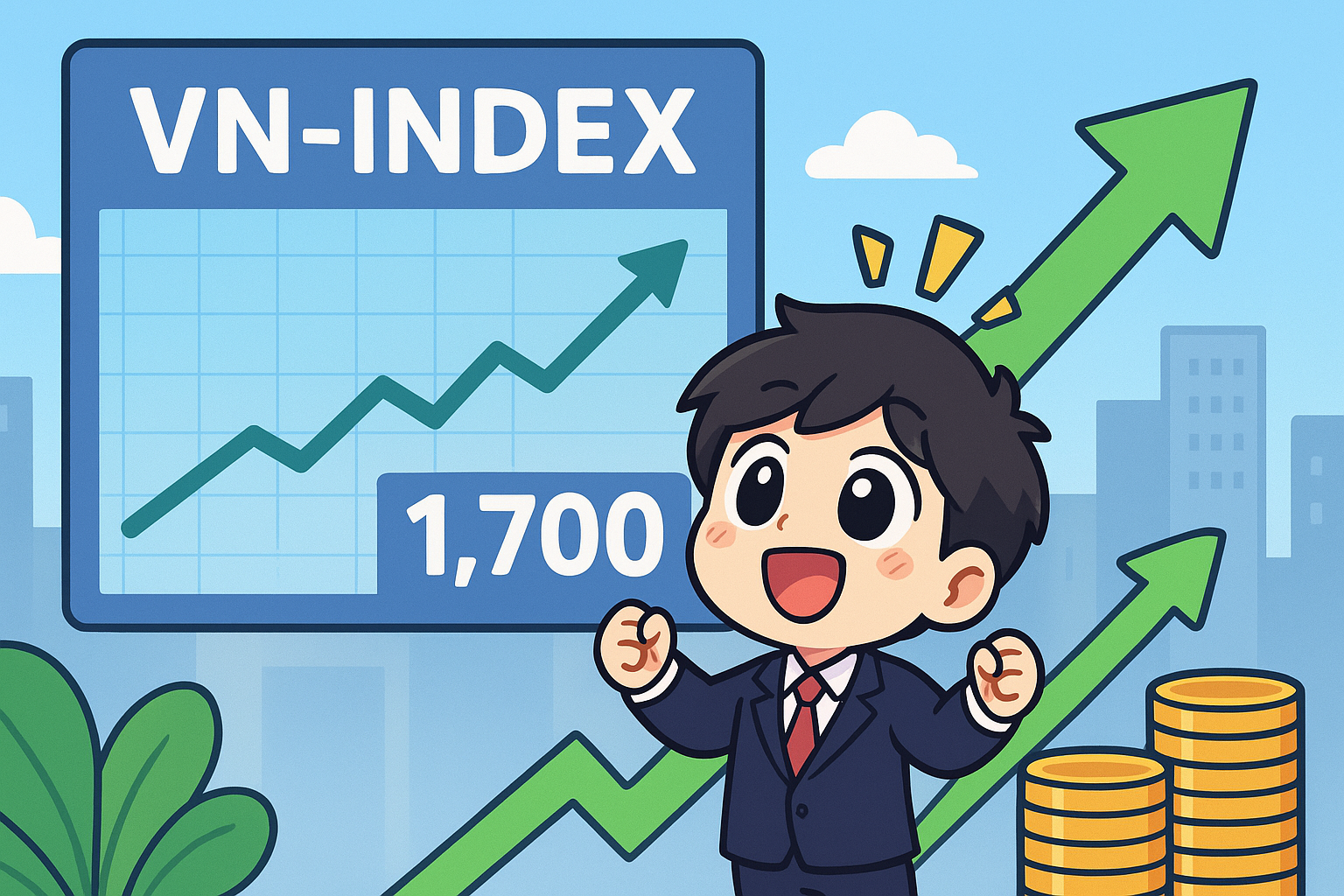 Lần đầu tiên VN-Index vượt 1.700 điểm, nhà đầu tư cầm tiền mặt còn cơ hội?- Ảnh 1. Lần đầu tiên VN-Index vượt 1.700 điểm, nhà đầu tư cầm tiền mặt còn cơ hội?- Ảnh 1.