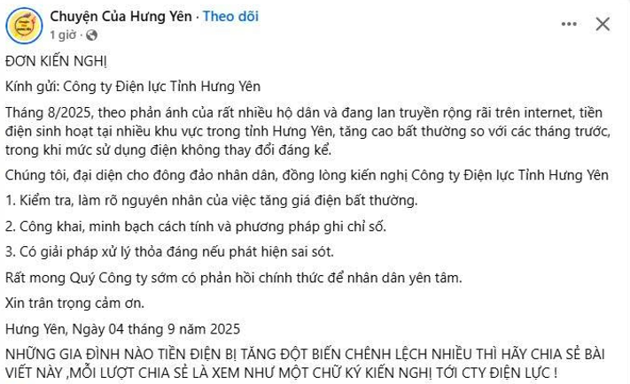 Mạng xã hội ồn ào nghi ngờ hóa đơn tiền điện, EVNNPC nói chưa nhận được phản ánh tăng bất thường- Ảnh 1. Mạng xã hội ồn ào nghi ngờ hóa đơn tiền điện, EVNNPC nói chưa nhận được phản ánh tăng bất thường- Ảnh 1.