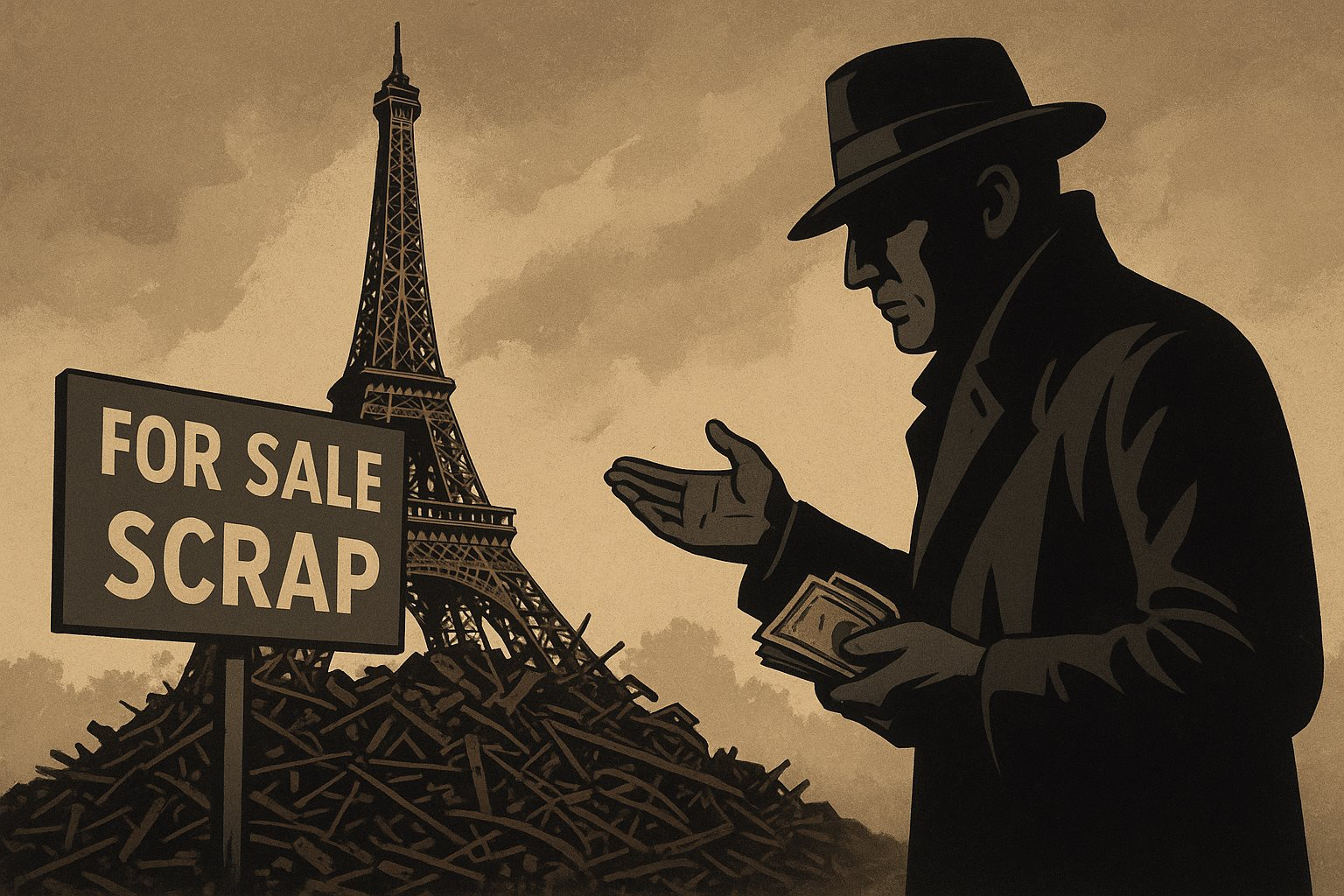 Công trình biểu tượng của nước Pháp từng 2 lần bị một người đàn ông... bán sắt vụn: Trí thông minh bị dùng sai chỗ và cái chết trong tù tội- Ảnh 1.