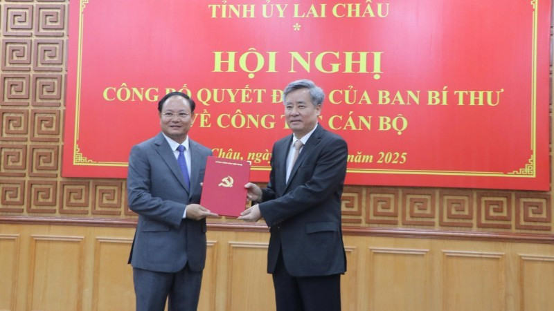Ông Lê Minh Ngân giữ chức Phó Bí thư Thường trực Tỉnh ủy Lai Châu- Ảnh 1.
