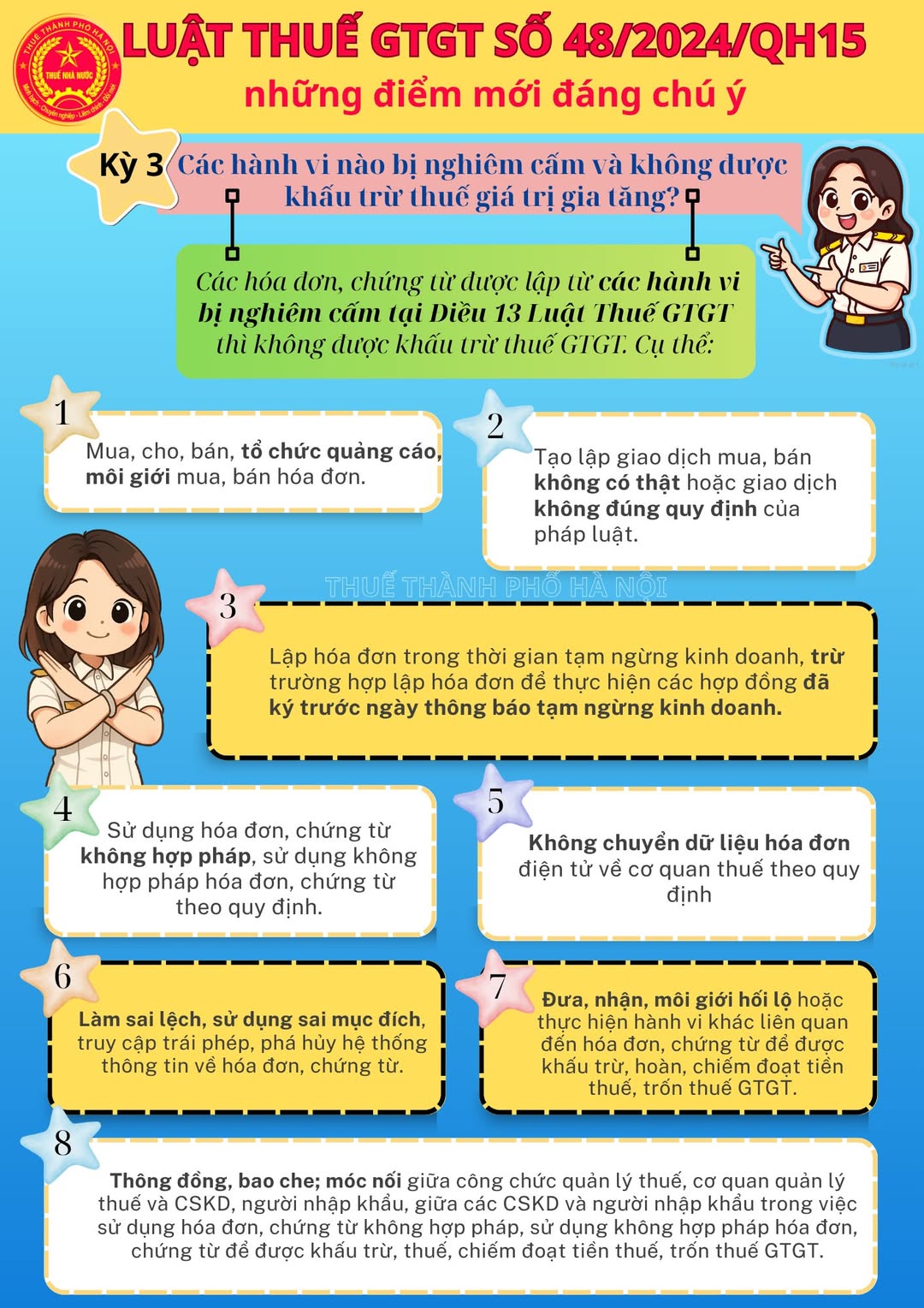 Thuế TP.Hà Nội cảnh báo 8 trường hợp không được khấu trừ thuế, người dân lưu ý- Ảnh 1.