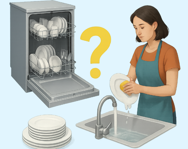 Máy rửa bát: Có thật sự ngốn điện, nước hơn rửa tay?- Ảnh 1. Máy rửa bát: Có thật sự ngốn điện, nước hơn rửa tay?- Ảnh 1.