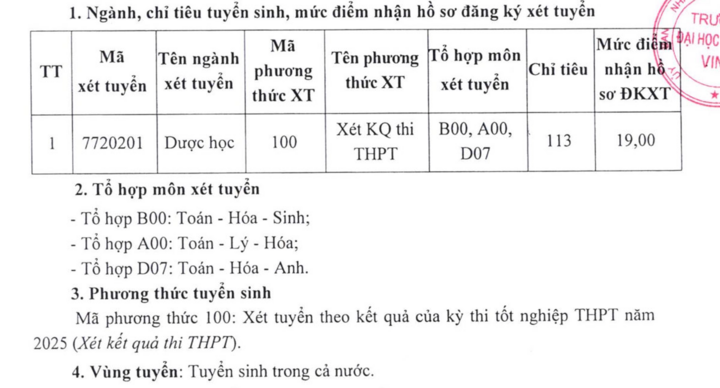 Các trường đại học nào xét tuyển bổ sung ngành Y Dược?- Ảnh 3. Các trường đại học nào xét tuyển bổ sung ngành Y Dược?- Ảnh 3.