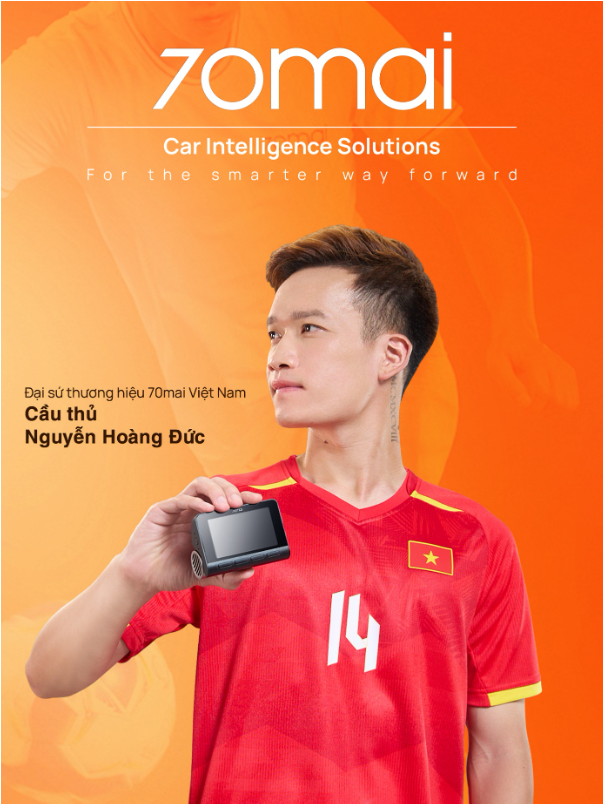 Cầu thủ Nguyễn Hoàng Đức trở thành Đại sứ thương hiệu 70mai Việt Nam- Ảnh 1. Cầu thủ Nguyễn Hoàng Đức trở thành Đại sứ thương hiệu 70mai Việt Nam- Ảnh 1.