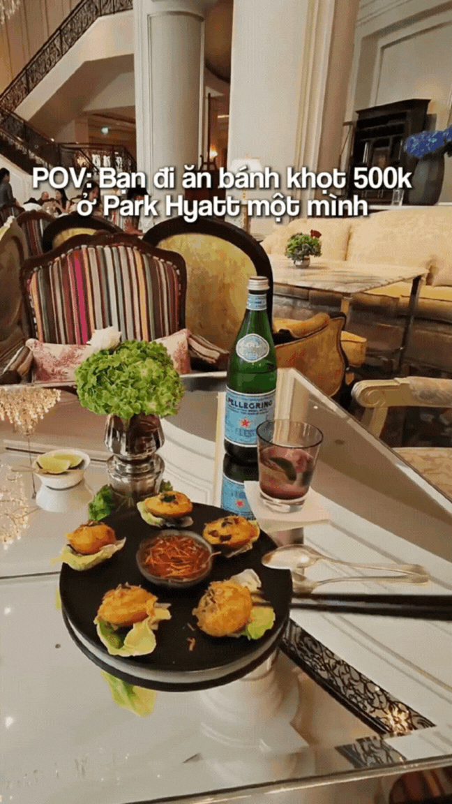 5 cái bánh khọt bán giá 500k tại khách sạn Việt Nam, nghe nguyên liệu xong người giàu mỉm cười ngay lập tức!- Ảnh 1. 5 cái bánh khọt bán giá 500k tại khách sạn Việt Nam, nghe nguyên liệu xong người giàu mỉm cười ngay lập tức!- Ảnh 1.