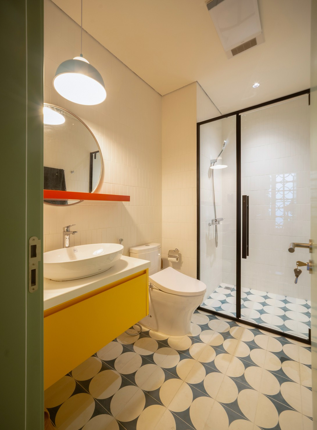 Thiết kế căn hộ 144m2 với gam màu tươi sáng khởi tạo năng lượng tích cực cho gia chủ- Ảnh 13. Thiết kế căn hộ 144m2 với gam màu tươi sáng khởi tạo năng lượng tích cực cho gia chủ- Ảnh 13.