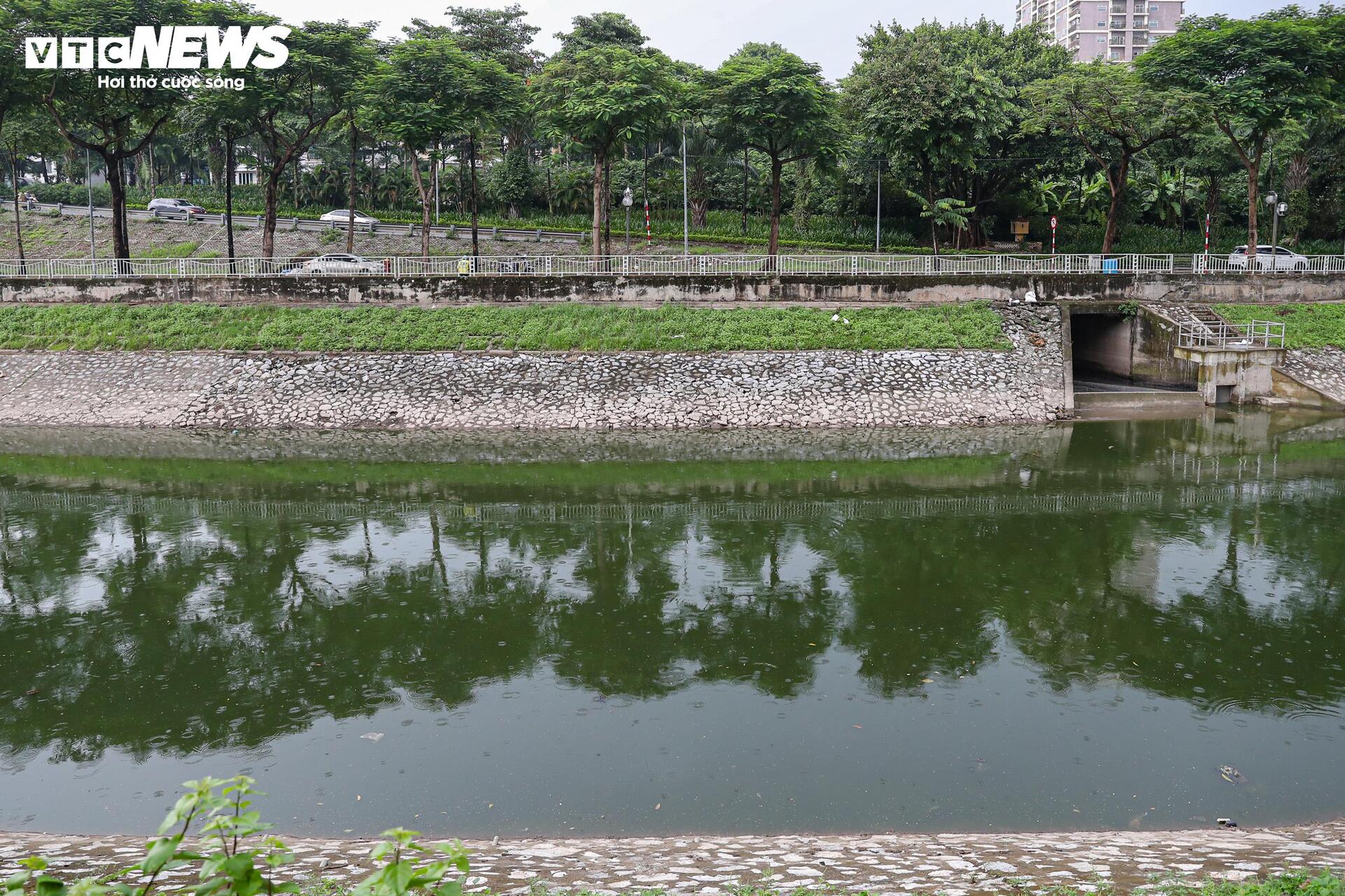 Sông Tô Lịch được bổ cập nước từ Hồ Tây, người dân mang vợt, cần câu đánh bắt cá- Ảnh 16. Sông Tô Lịch được bổ cập nước từ Hồ Tây, người dân mang vợt, cần câu đánh bắt cá- Ảnh 16.
