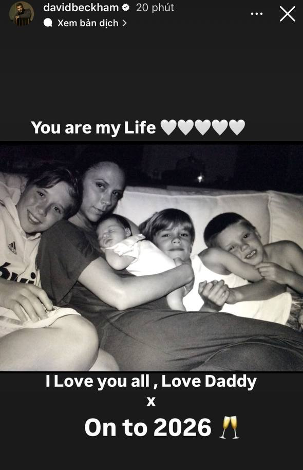 Đêm Giao thừa, David Beckham nghẹn ngào nhắn nhủ con trai cả đang xa cách: "Bố yêu con. Con là cả cuộc đời của bố!"- Ảnh 2.