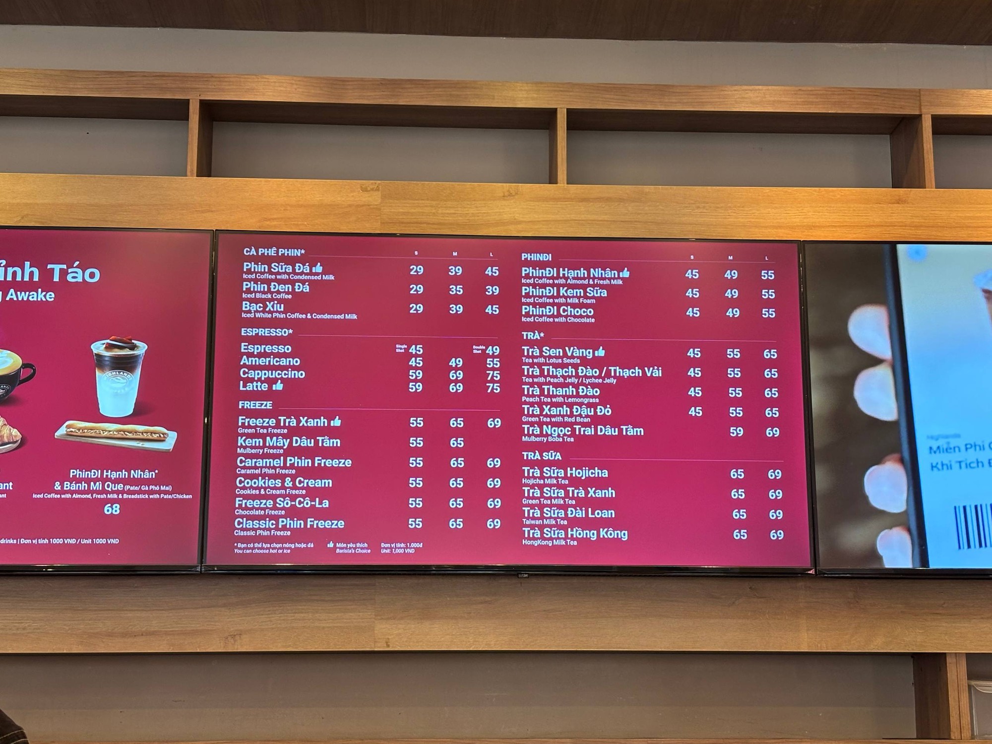 Tình hình loạt chi nhánh Highlands sau thông báo "đã ngưng phục vụ" một số món - Ảnh 2. Tình hình loạt chi nhánh Highlands sau thông báo "đã ngưng phục vụ" một số món - Ảnh 2.