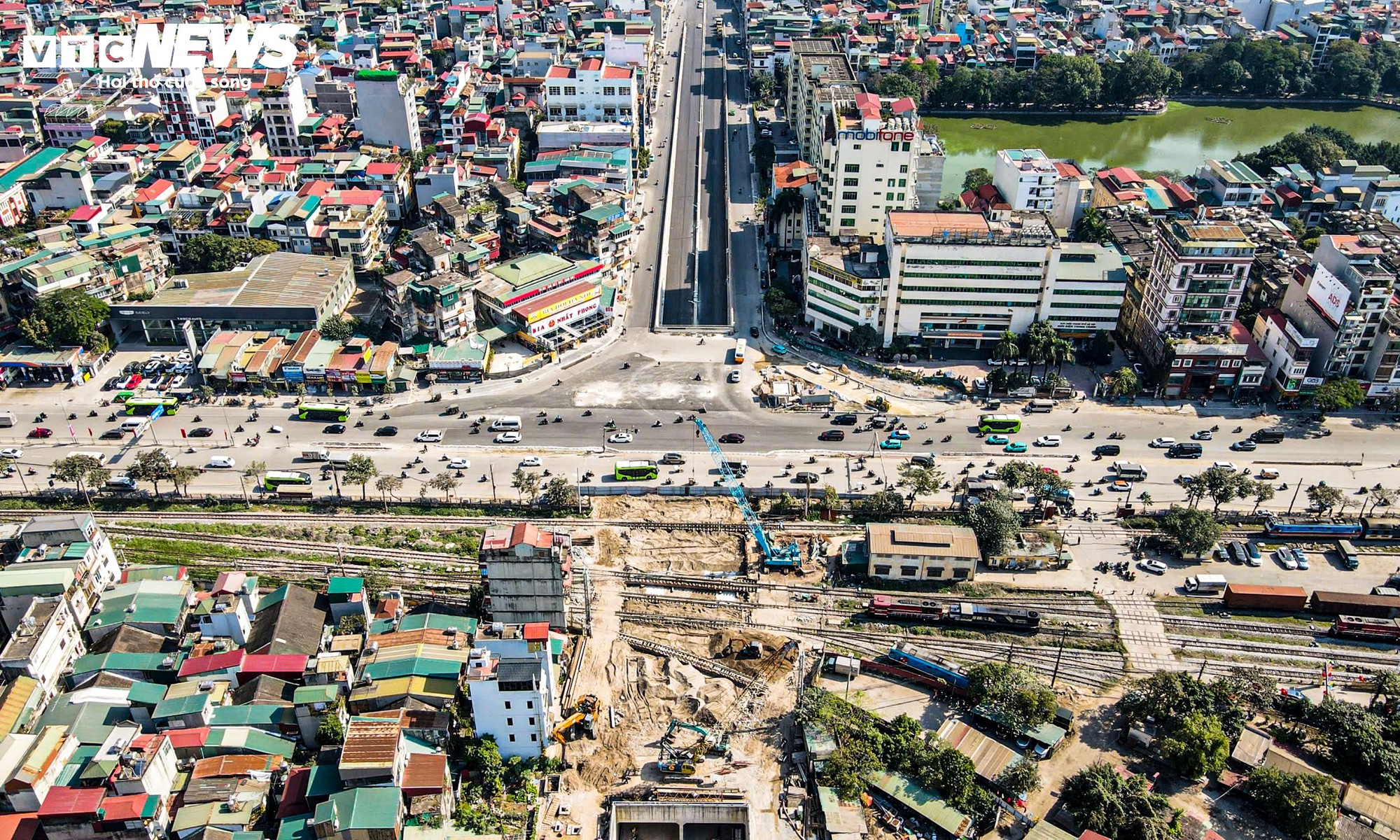 Cận cảnh hầm chui gần 800 tỷ đồng ở Hà Nội trước ngày về đích- Ảnh 1.