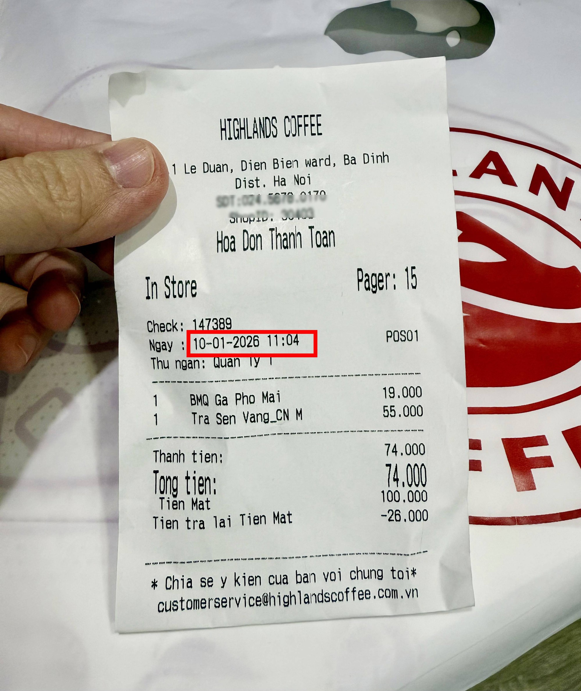 Tình hình loạt chi nhánh Highlands sau thông báo "đã ngưng phục vụ" một số món - Ảnh 9. Tình hình loạt chi nhánh Highlands sau thông báo "đã ngưng phục vụ" một số món - Ảnh 9.