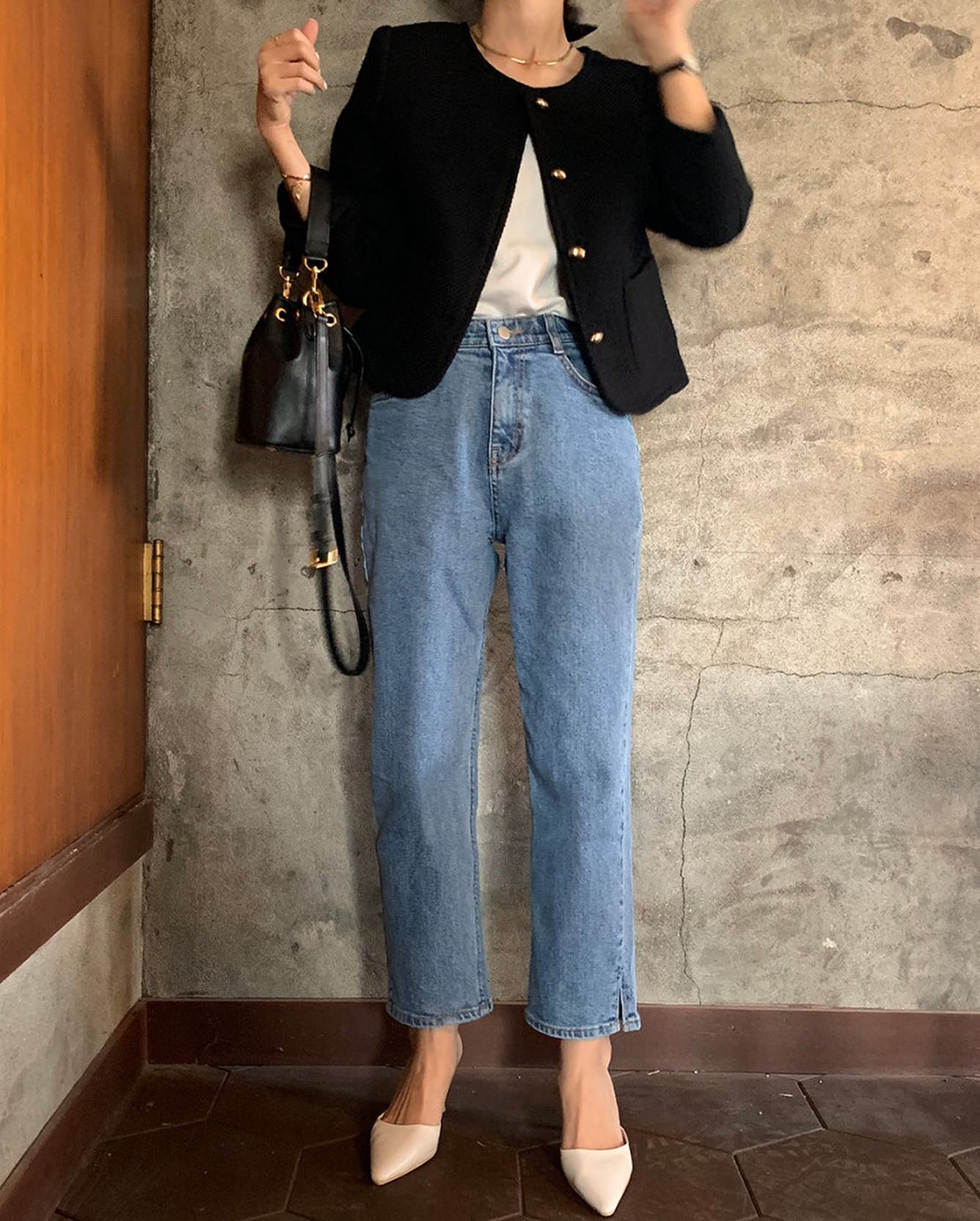 Người phụ nữ cao 1m53 có style rất sành điệu, hóa ra là nhờ 4 công thức diện đồ đơn giản mà tôn dáng- Ảnh 7.