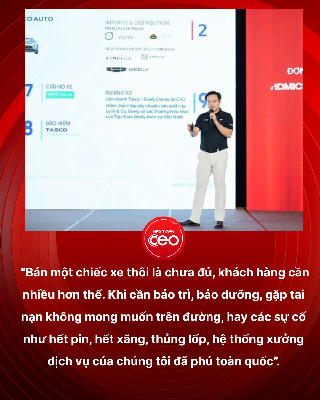 CEO Tasco Auto Hoàng Anh Tuấn: Nghĩ lớn không chỉ là bán thêm nhiều xe, mà làm cả những việc rất nhỏ như rửa xe 5 phút với 39.000 đồng, nhưng đáp ứng đúng nhu cầu của khách hàng - Ảnh 3.