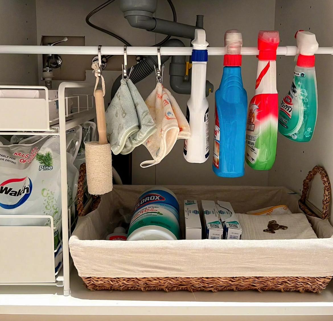 Một thanh treo co giãn, hơn 20 cách dùng: Món đồ rẻ nhất nhưng "lời" nhất tôi từng mua - Ảnh 8.