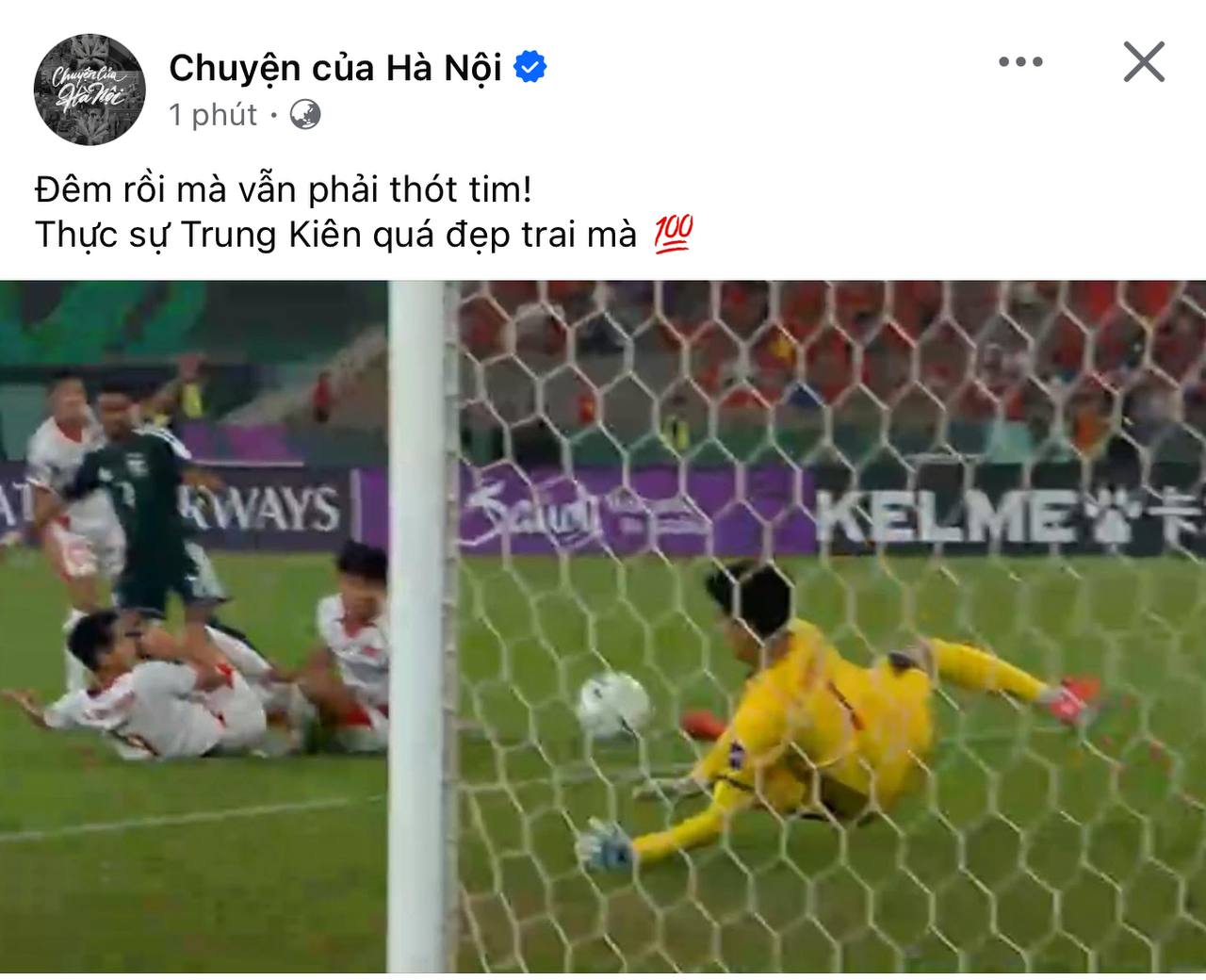 Thủ môn điển trai 1m90 Trần Trung Kiên khiến cả cõi mạng gọi tên vì cứu thua xuất sắc cho U23 Việt Nam- Ảnh 7. Thủ môn điển trai 1m90 Trần Trung Kiên khiến cả cõi mạng gọi tên vì cứu thua xuất sắc cho U23 Việt Nam- Ảnh 7.