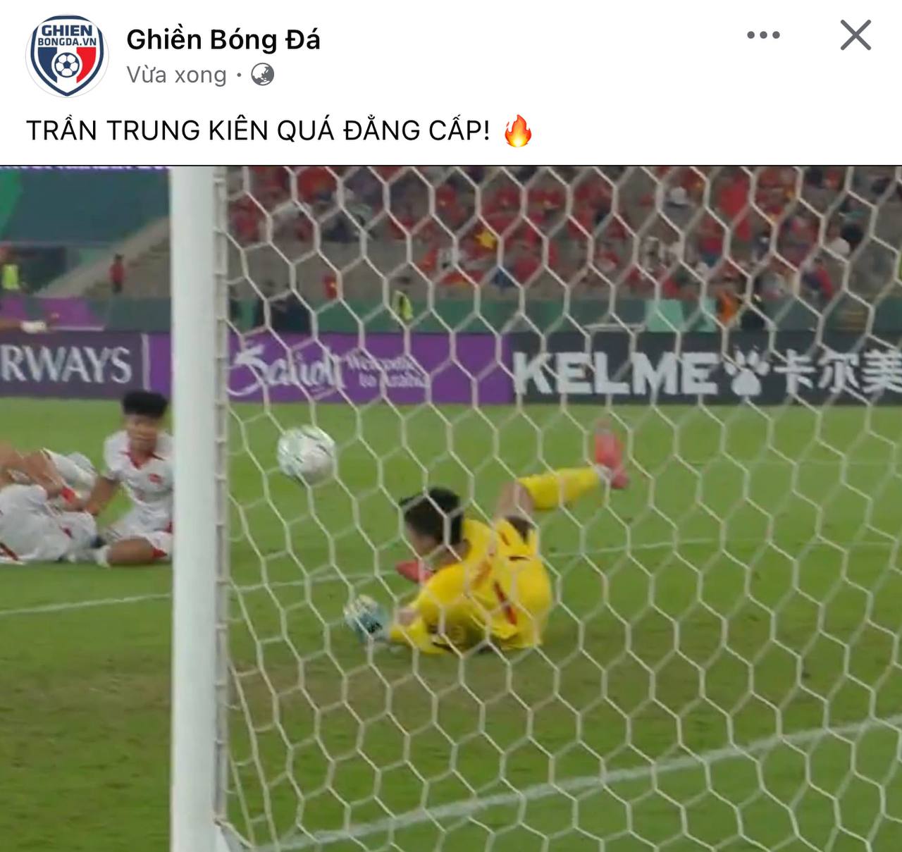 Thủ môn điển trai 1m90 Trần Trung Kiên khiến cả cõi mạng gọi tên vì cứu thua xuất sắc cho U23 Việt Nam- Ảnh 6. Thủ môn điển trai 1m90 Trần Trung Kiên khiến cả cõi mạng gọi tên vì cứu thua xuất sắc cho U23 Việt Nam- Ảnh 6.