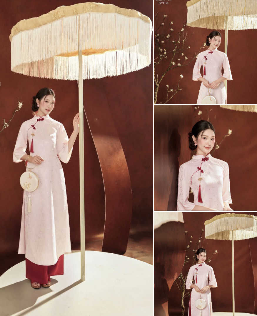 Doãn Hải My chụp tới 25 bộ áo dài tết, xinh đẹp nết na nhưng vẫn bị netizen chê "một màu" vì một lý do - Ảnh 2.