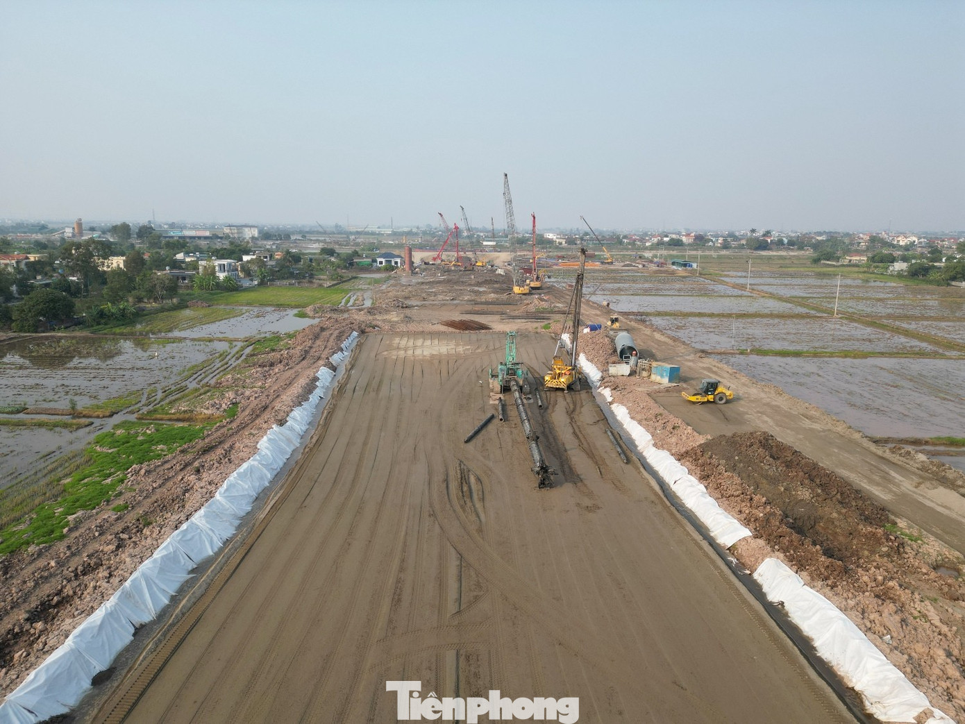 Đường nối Thái Bình - Phố Hiến đang được thi công ra sao?- Ảnh 5.