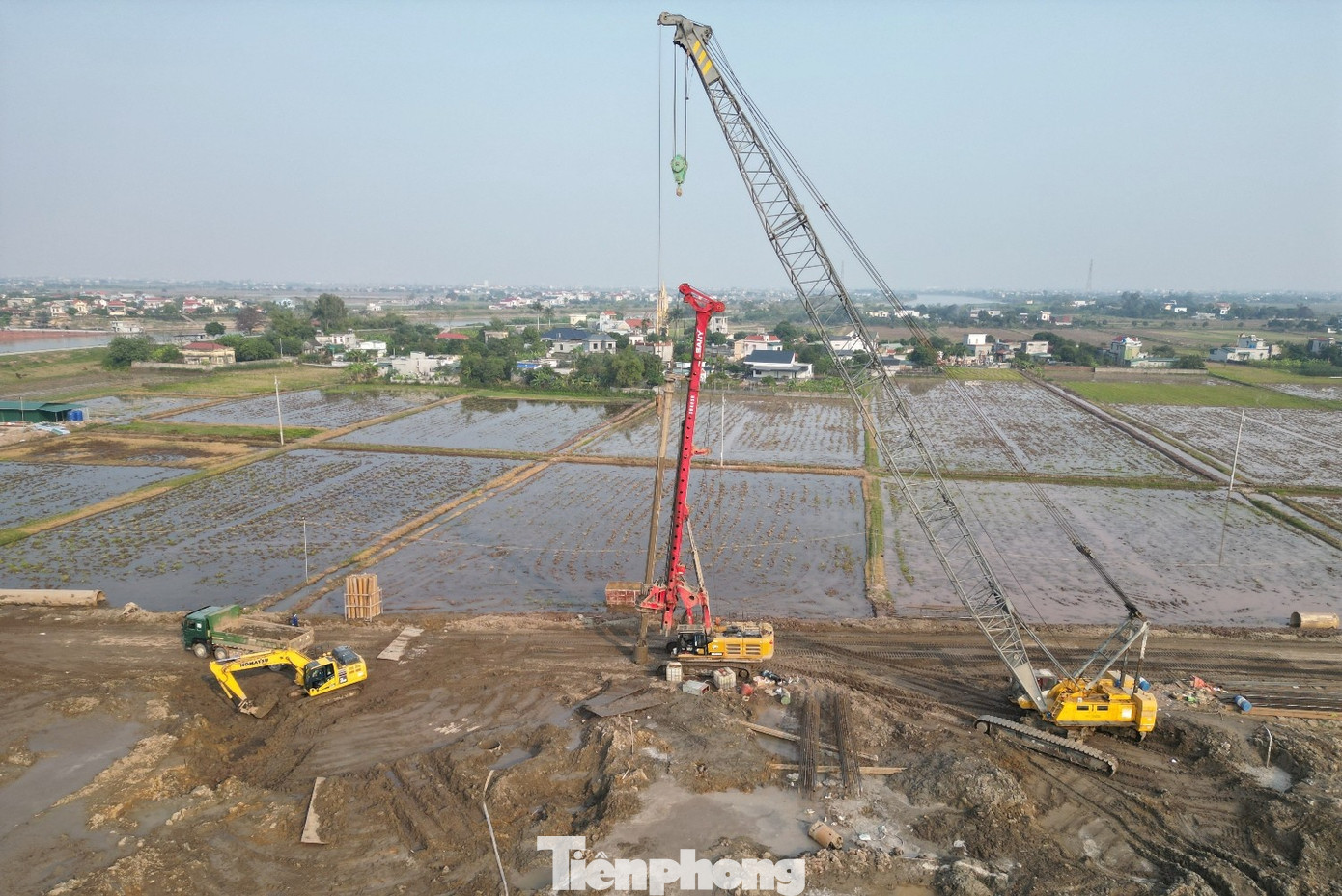 Đường nối Thái Bình - Phố Hiến đang được thi công ra sao?- Ảnh 6.