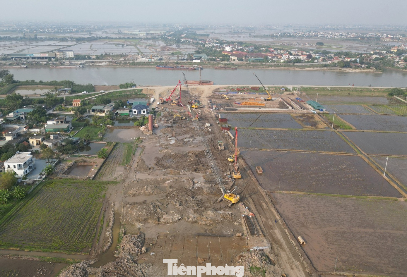 Đường nối Thái Bình - Phố Hiến đang được thi công ra sao?- Ảnh 9.