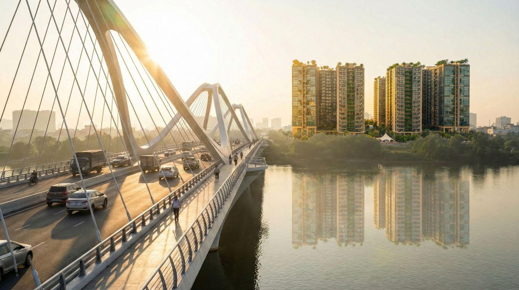 Đất Xanh Miền Bắc chính thức phân phối căn hộ hạng sang Platinum Long Biên - Ảnh 1.