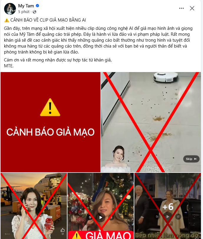 Mỹ Tâm thông báo khẩn- Ảnh 1.