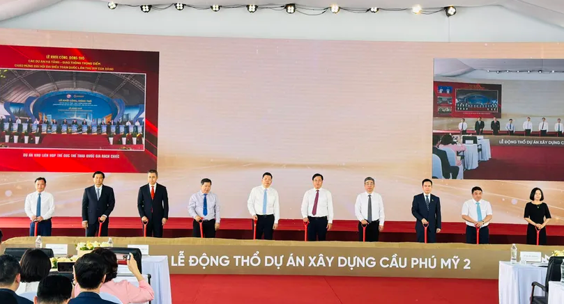 Đồng loạt khởi công 4 dự án hạ tầng trọng điểm, kích hoạt xung lực mới cho Nam Sài Gòn- Ảnh 1.