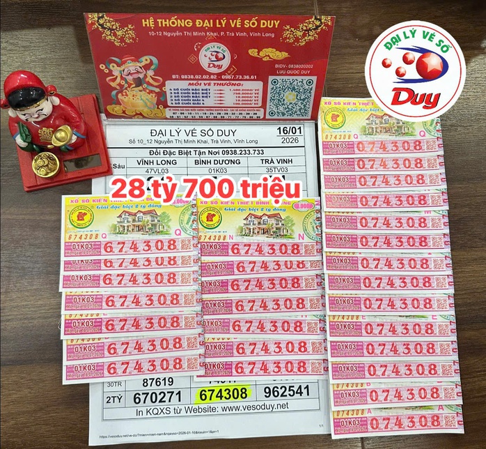 Lộ diện 10 người trúng độc đắc xổ số miền Nam ngày 16-1 - Ảnh 1.