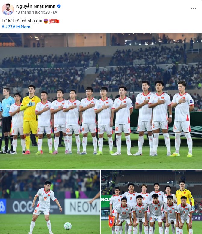 Facebook U23 Việt Nam nổ tung sau chiến thắng vỡ òa cảm xúc: Đình Bắc, Trung Kiên hot cỡ này- Ảnh 4.