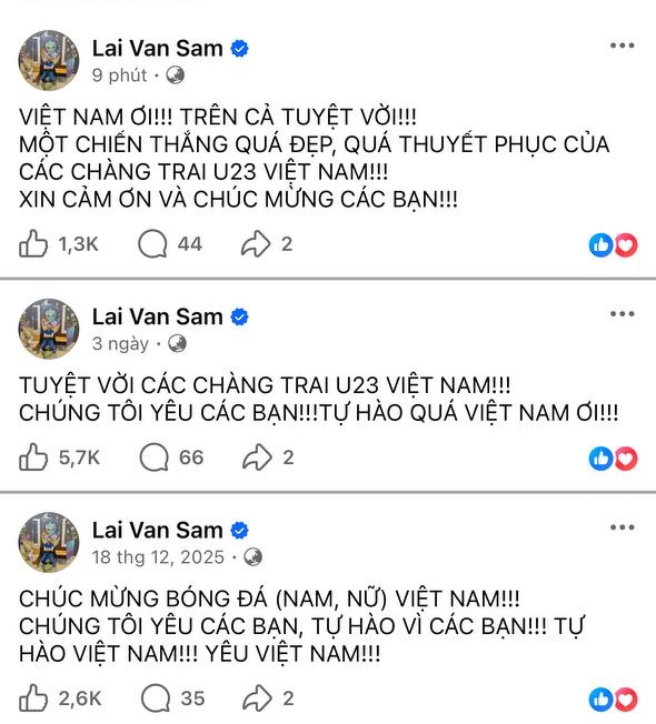 MC Lại Văn Sâm phá lệ vì U23 Việt Nam- Ảnh 2.