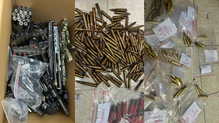 Khám xét khẩn cấp 18 địa điểm ở 4 tỉnh thành, bắt 'ông trùm' Nguyễn Huỳnh Vũ: Số tang vật 'khủng' thế nào? - Ảnh 1.