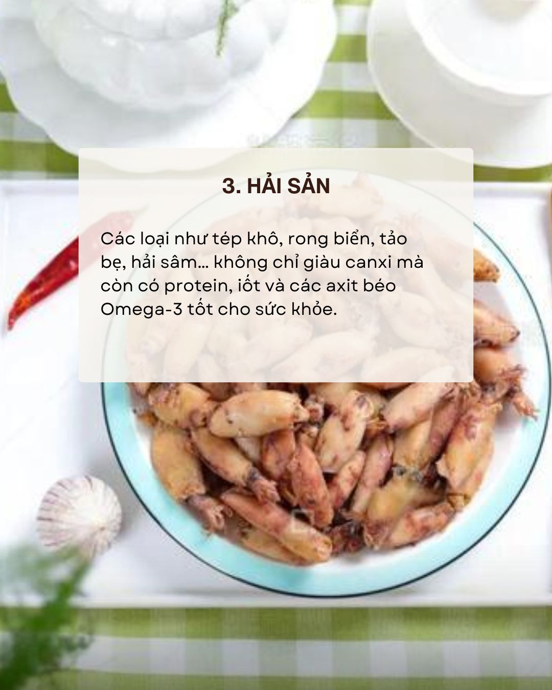 Sau 30 tuổi, xương bắt đầu yếu đi, nhiều người thiếu canxi mà không biết: 8 thực phẩm giàu canxi người Việt đang ăn sai- Ảnh 3.