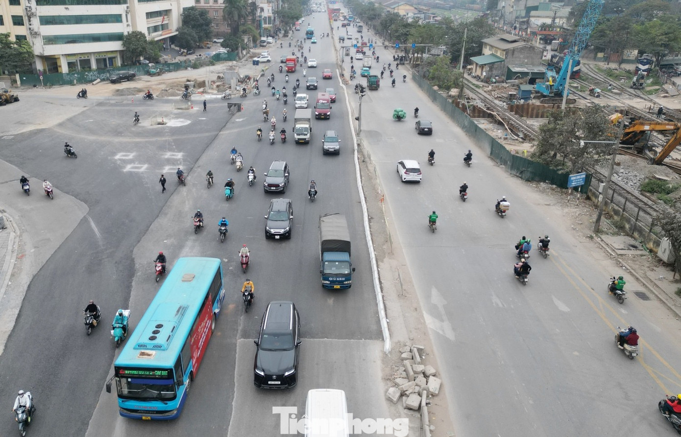 Hầm chui nút giao Giải Phóng - Kim Đồng sẽ thông xe ngày 10/2- Ảnh 1.