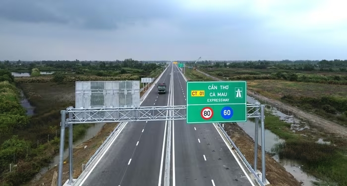 Cao tốc Hậu Giang – Cà Mau thông xe toàn tuyến - Ảnh 1.