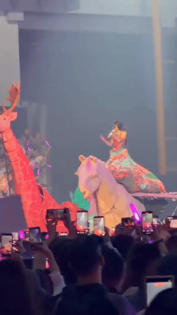 Mỹ nhân vung 760 tỷ cưỡi trăn 30m, 20 sinh vật chạy khắp SVĐ khiến 120.000 người “bị hạ gục”- Ảnh 4.