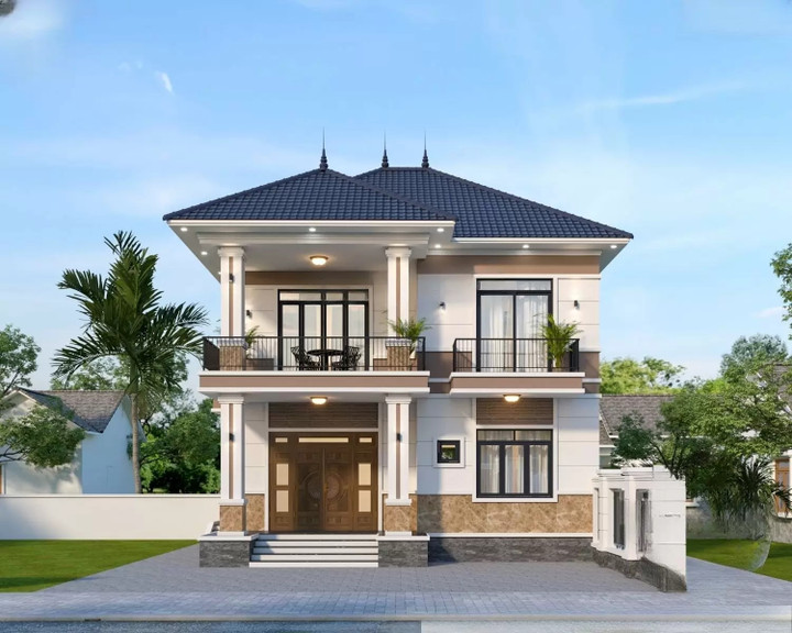 Những mẫu nhà 2 tầng hiện đại đáng tham khảo năm 2026- Ảnh 6.