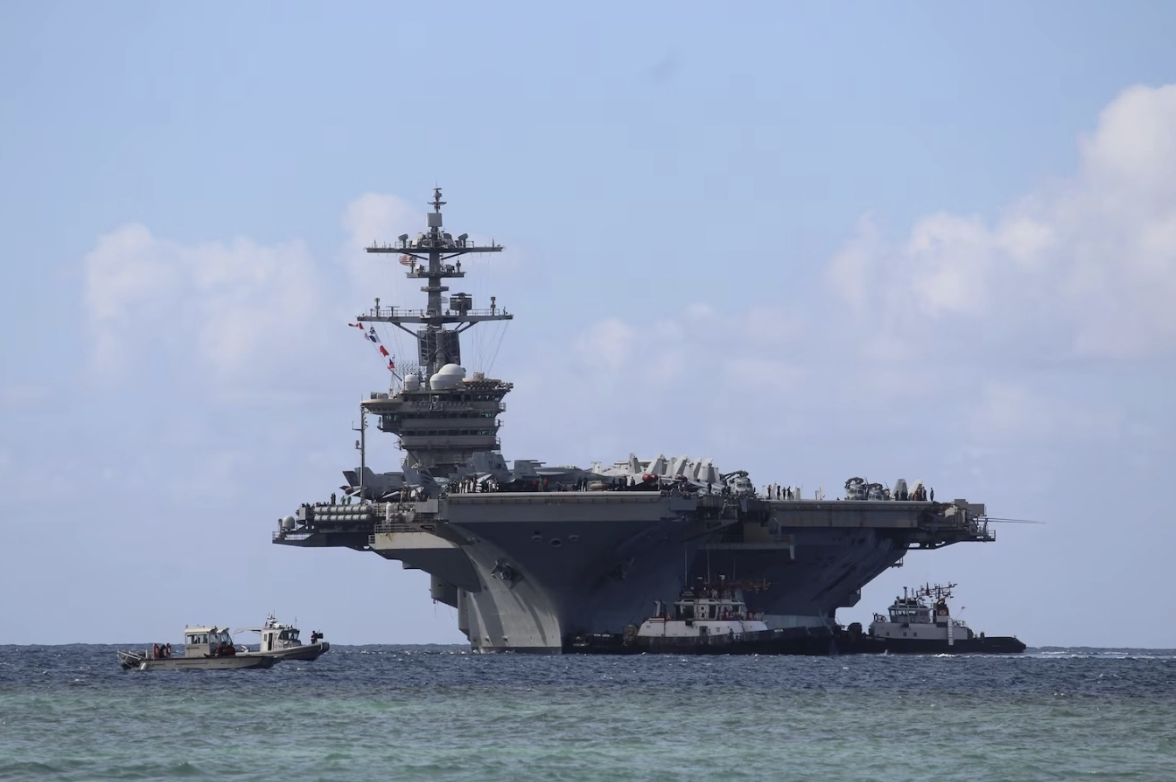 Đội tàu chiến hùng hậu của Mỹ "đang hướng đến" Iran- Ảnh 1. img