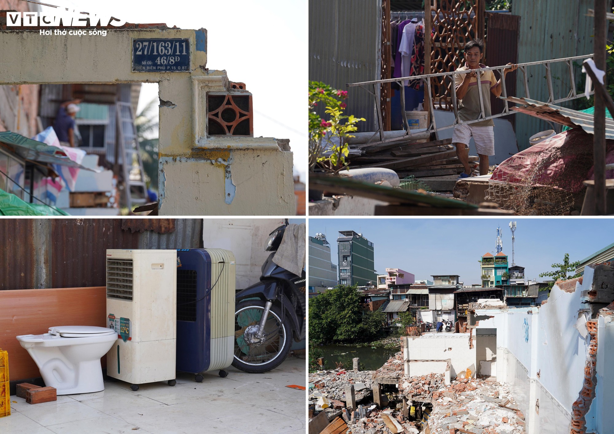 Người dân tháo dỡ nhà phục vụ dự án cải tạo kênh ô nhiễm bậc nhất TP.HCM- Ảnh 2.