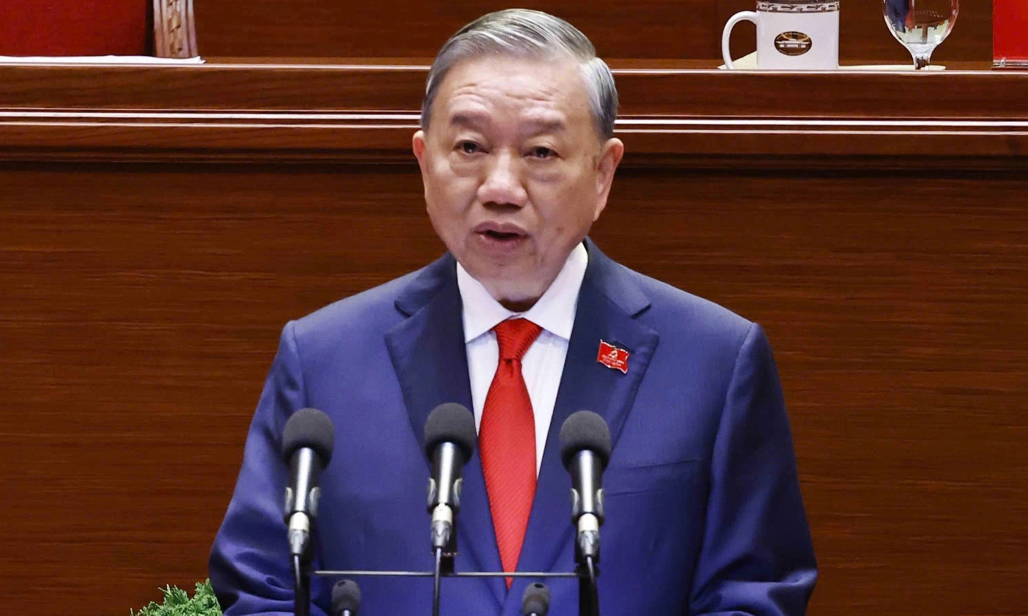 Đồng chí Tô Lâm tái đắc cử Tổng Bí thư khoá XIV- Ảnh 1.