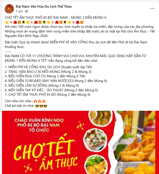 Khu du lịch Đại Nam của bà Nguyễn Phương Hằng liên tiếp tung loạt thông báo- Ảnh 2.