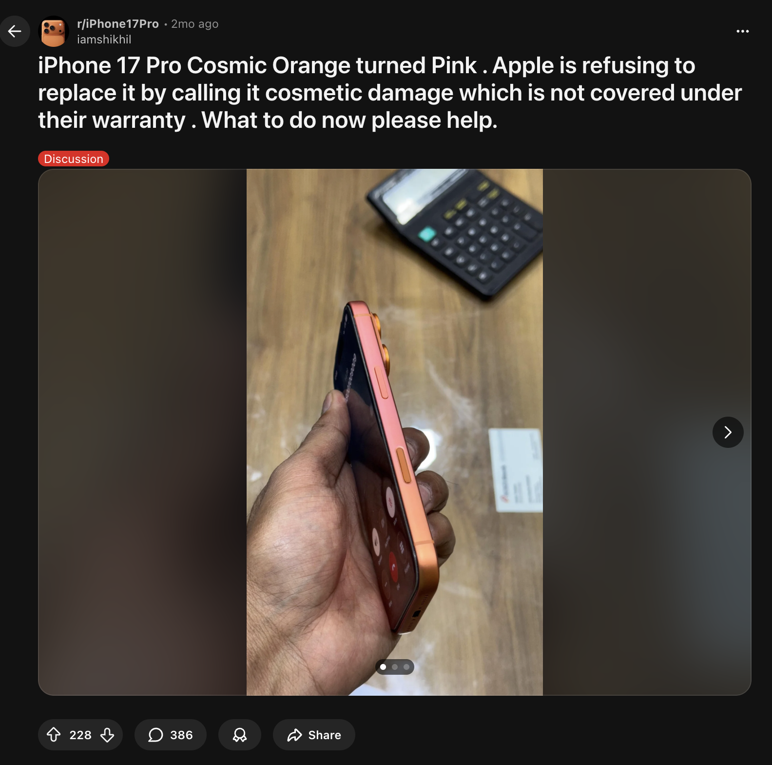 Tưởng chỉ là "đồn trên mạng", iPhone 17 Pro Max "đổi màu" từ Cam sang Hồng nay đã xuất hiện tại Việt Nam- Ảnh 1.