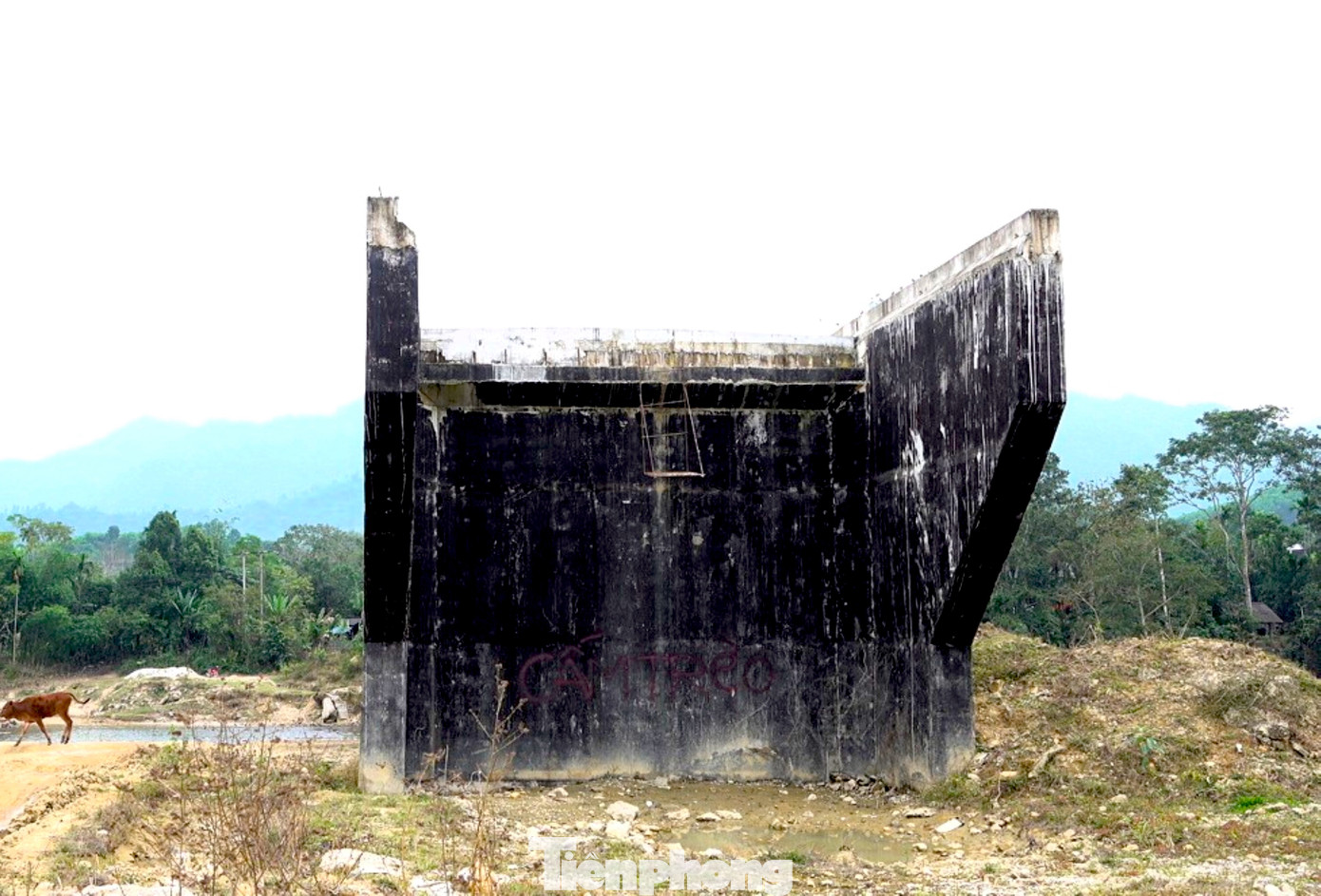 Cầu tiền tỷ xây xong rồi bỏ hoang- Ảnh 4.