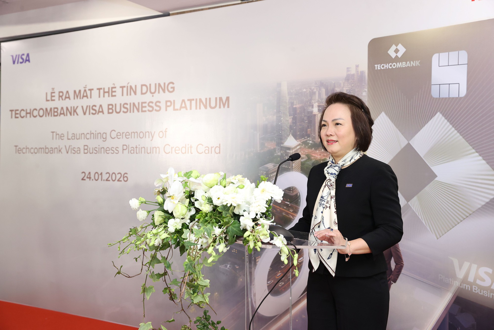 Techcombank ra mắt thẻ tín dụng Techcombank Visa Business Platinum, dẫn đầu đặc quyền tài chính vượt trội cho doanh nghiệp: miễn lãi tối đa tới 86 ngày, hạn mức lên đến 10 tỷ đồng - Ảnh 4.