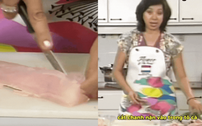 Video dạy nấu ăn năm 1995 bất ngờ "nổi như cồn": Cách dùng nguyên liệu thế nào mà khiến chị em hốt hoảng? - Ảnh 3. Video dạy nấu ăn năm 1995 bất ngờ "nổi như cồn": Cách dùng nguyên liệu thế nào mà khiến chị em hốt hoảng? - Ảnh 3.