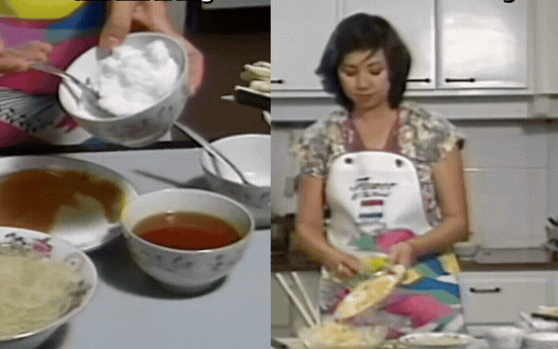 Video dạy nấu ăn năm 1995 bất ngờ "nổi như cồn": Cách dùng nguyên liệu thế nào mà khiến chị em hốt hoảng? - Ảnh 5. Video dạy nấu ăn năm 1995 bất ngờ "nổi như cồn": Cách dùng nguyên liệu thế nào mà khiến chị em hốt hoảng? - Ảnh 5.