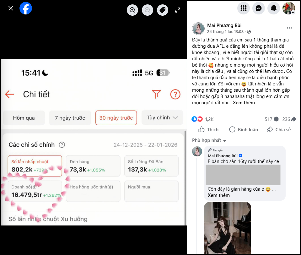 Mai Phương Bùi là ai? Bán gì mà doanh số affiliate lên đến 16,5 tỷ đồng/tháng?- Ảnh 5.