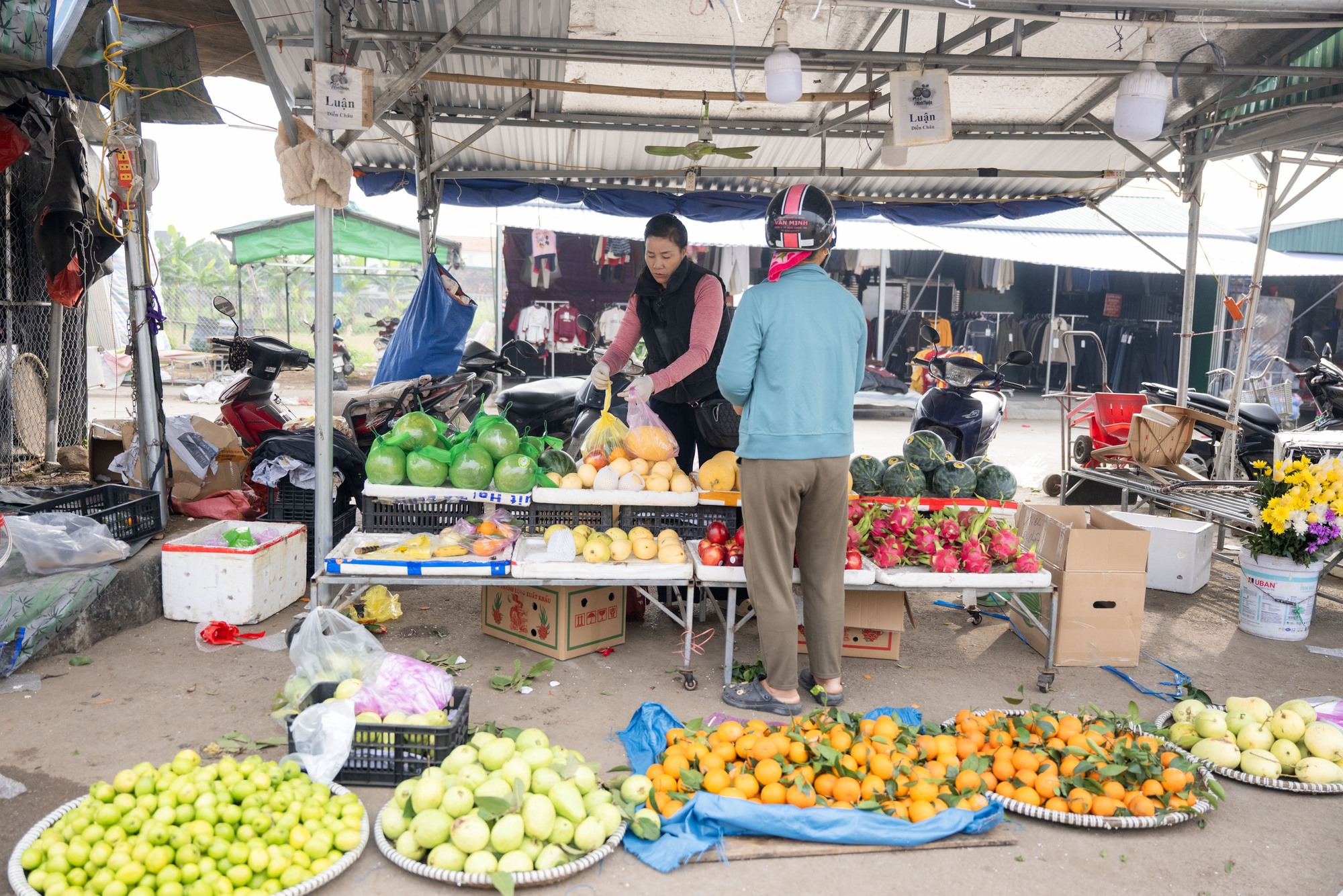 Về Nghệ An ghé sạp quả của mẹ Cao Văn Bình: Hotboy vạn người mê vẫn ra chợ bê hàng, rửa bát cho mẹ- Ảnh 2.