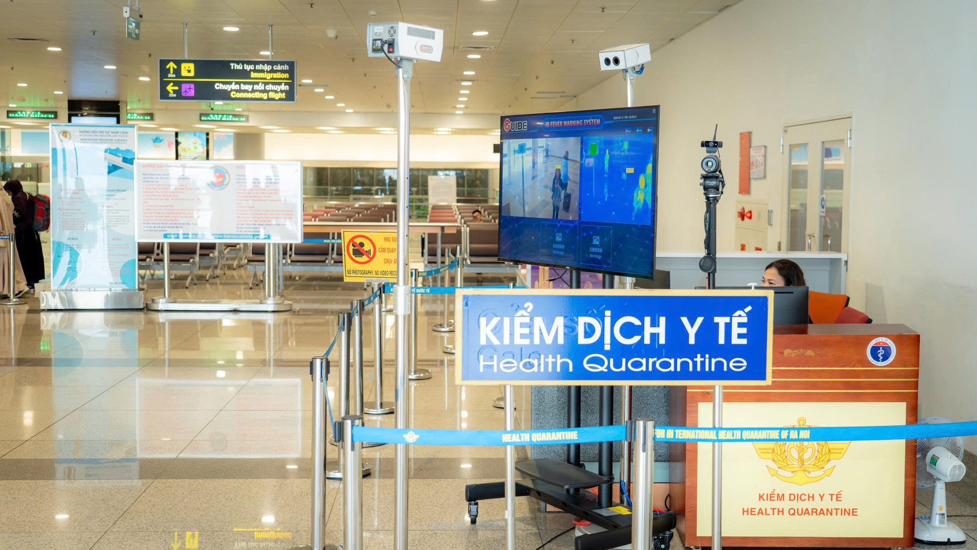 Ngăn chặn virus Nipah: Cận cảnh máy quét hồng ngoại hiện đại tại sân bay Nội Bài - Ảnh 2.